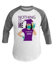 PURPLE - NOTHING CAN STOP ME Baseball Tee tile