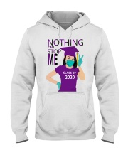 PURPLE - NOTHING CAN STOP ME Hooded Sweatshirt tile