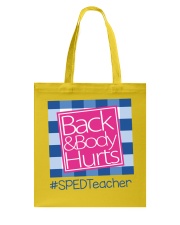 SPED TEACHER Tote Bag tile