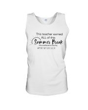 MATH TEACHER Unisex Tank tile