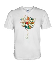 HIGH SCHOOL TEACHER V-Neck T-Shirt tile