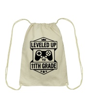 11TH GRADE - LEVELED UP TO Drawstring Bag tile