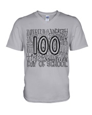 100TH DAY OF SCHOOL V-Neck T-Shirt thumbnail