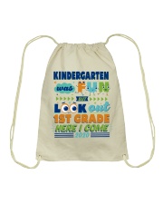 KINDERGARTEN WAS FUN Drawstring Bag tile