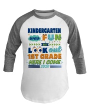 KINDERGARTEN WAS FUN Baseball Tee tile