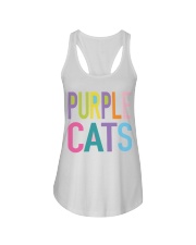 PURPLE CATS Ladies Flowy Tank tile