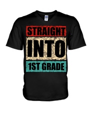 1ST GRADE V-Neck T-Shirt tile