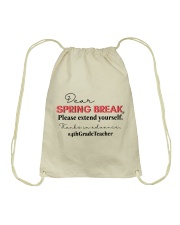 4TH GRADE TEACHER Drawstring Bag tile