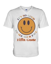5TH GRADE V-Neck T-Shirt tile