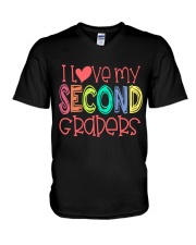 2ND GRADERS - I LOVE YOU V-Neck T-Shirt thumbnail