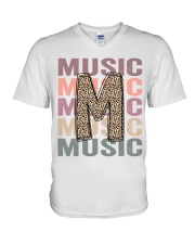 MUSIC V-Neck T-Shirt tile