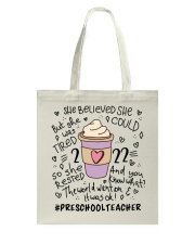 PRESCHOOL TEACHER Tote Bag tile