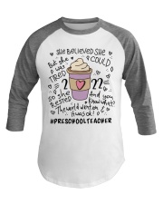 PRESCHOOL TEACHER Baseball Tee tile
