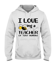 BEING A TEACHER OF TINY HUMANS Hooded Sweatshirt thumbnail