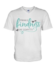 SPRINKLE KINDNESS LIKE A CONFETTI V-Neck T-Shirt thumbnail