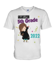 5TH GRADE V-Neck T-Shirt tile