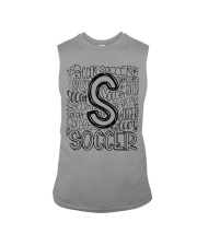 SOCCER TYPOGRAPHY Sleeveless Tee thumbnail
