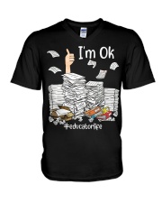 Educator V-Neck T-Shirt tile