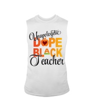 UNAPOLOGETIC DOPE BLACK TEACHER Sleeveless Tee tile