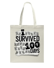 I SURVIDED 100 DAYS Tote Bag thumbnail