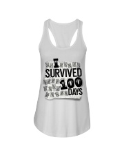 I SURVIDED 100 DAYS Ladies Flowy Tank thumbnail