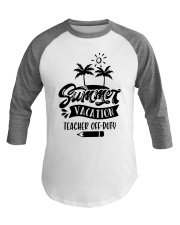 SUMMER VACATION - TEACHER OFF-DUTY Baseball Tee tile