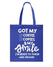 Pre-K Teacher Tote Bag tile