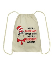 BE A LUNCH LADY Drawstring Bag thumbnail