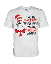 BE A LUNCH LADY V-Neck T-Shirt thumbnail