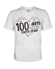4th Grade V-Neck T-Shirt tile