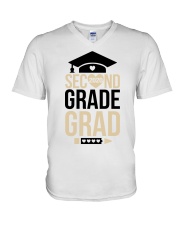 2ND GRADE GRAD V-Neck T-Shirt tile