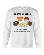 100 Days Of School Crewneck Sweatshirt tile