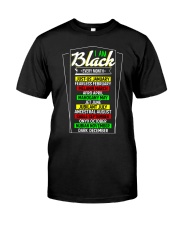 I AM BLACK Classic T-Shirt front