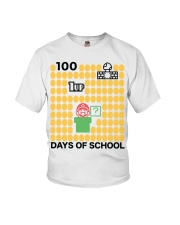 100 Days Of School Youth T-Shirt front