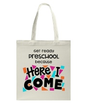 PRESCHOOL GET READY Tote Bag tile