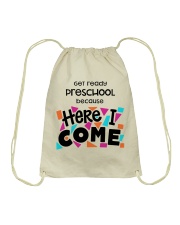 PRESCHOOL GET READY Drawstring Bag tile