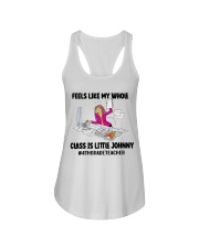 4TH GRADE TEACHER Ladies Flowy Tank tile