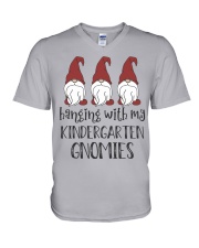 KINDERGARTEN GNOMIES V-Neck T-Shirt thumbnail