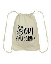 PEACE OUT KINDER Drawstring Bag tile