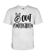 PEACE OUT KINDER V-Neck T-Shirt tile
