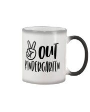 PEACE OUT KINDER Color Changing Mug tile