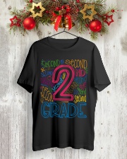 TYPO SECOND GRADE TEE Classic T-Shirt lifestyle-holiday-crewneck-front-2