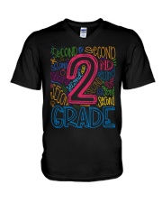 TYPO SECOND GRADE TEE V-Neck T-Shirt thumbnail