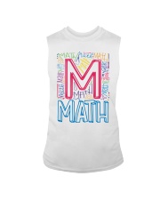 MATH TEACHER TYPOGRAPHIC Sleeveless Tee thumbnail