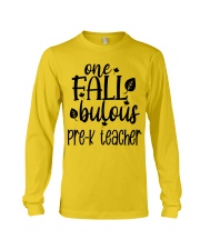 ONE FALLBULOUS PRE-K TEACHER Long Sleeve Tee tile