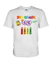 3RD GRADE V-Neck T-Shirt tile