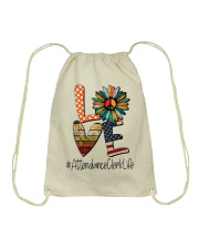 ATTENDANCE CLERK Drawstring Bag tile