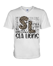 SEA LION V-Neck T-Shirt tile