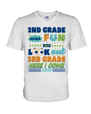 2ND GRADE WAS FUN V-Neck T-Shirt tile