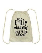 ONE FALLBULOUS 3RD GRADE TEACHER Drawstring Bag tile